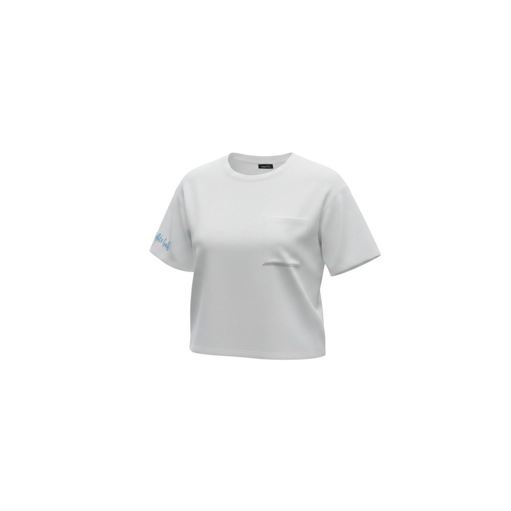 rue21 Pocket Tee Junior S White  Girls Bite Back Embroidered Crop Top
